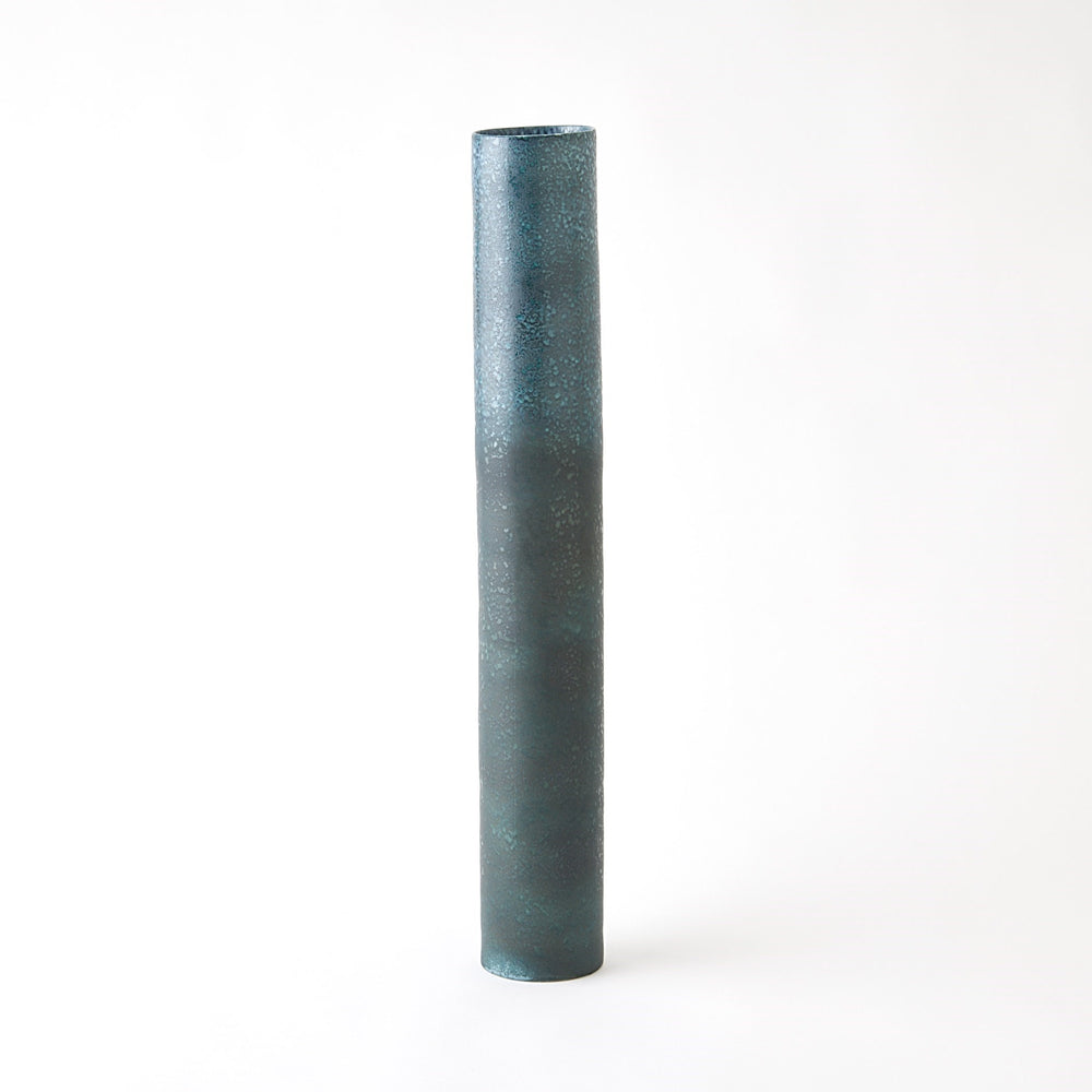 Teeter vases réactif bleu