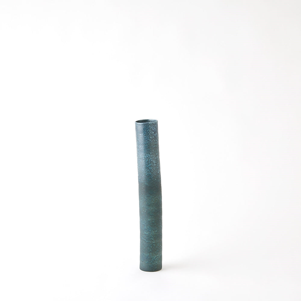 Teeter vases réactif bleu