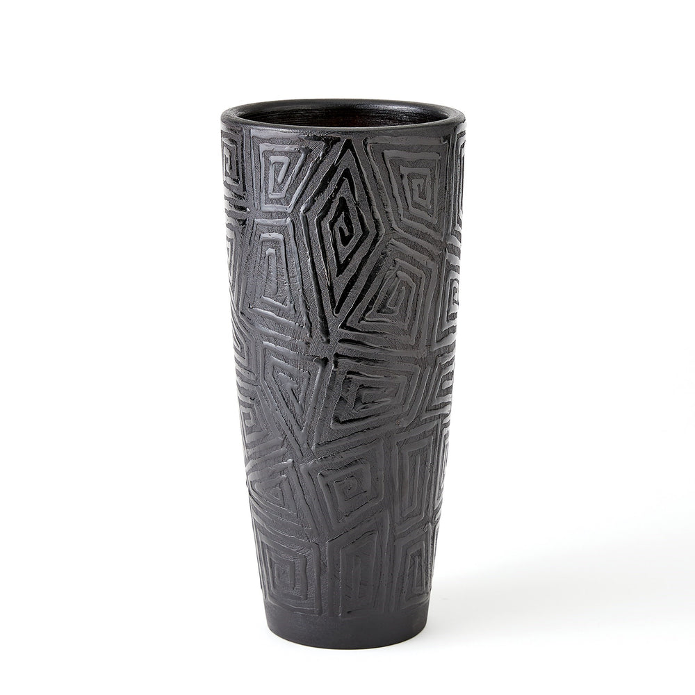 Amazonas Collection Bowls and Vase Black