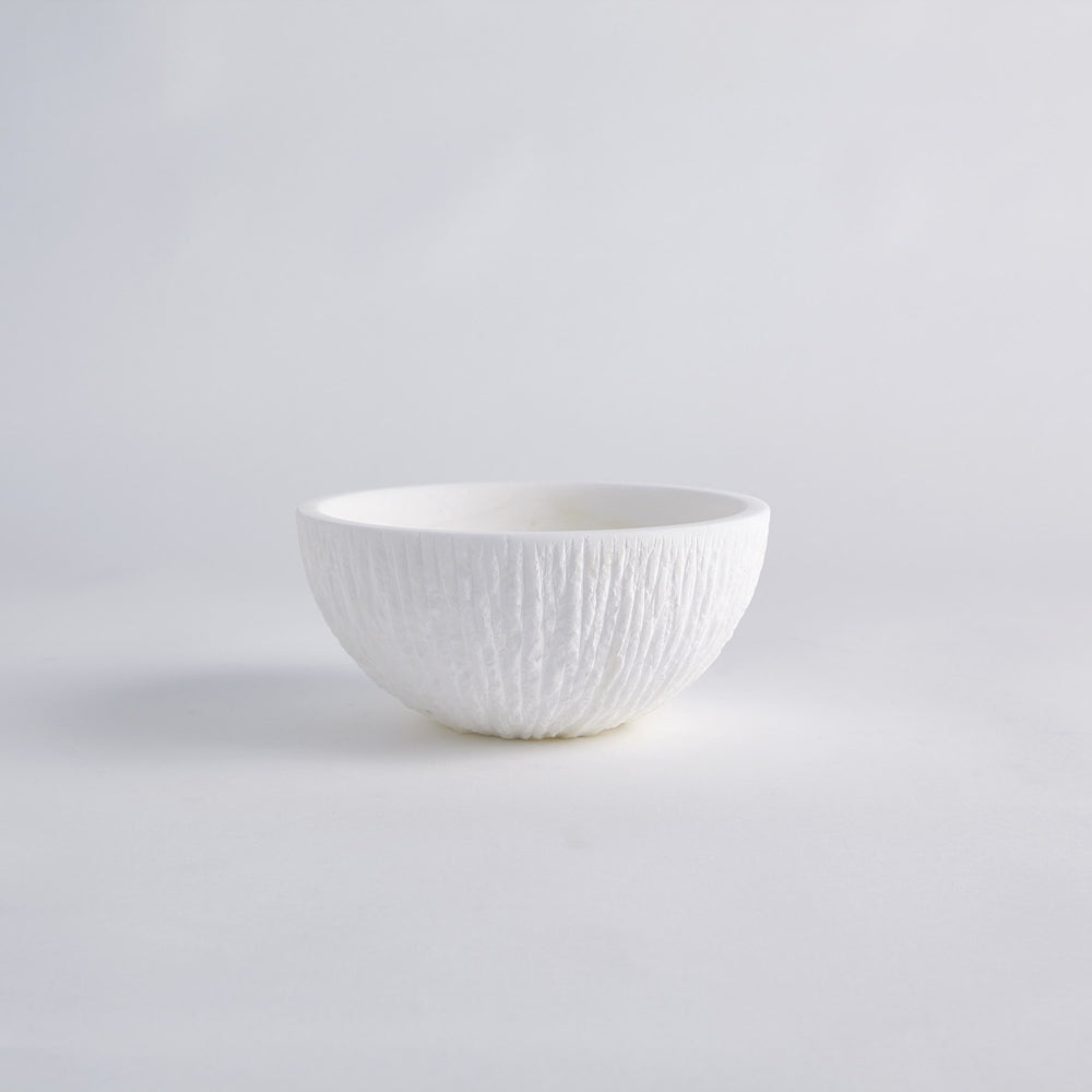Chiseled Alabaster Bowl