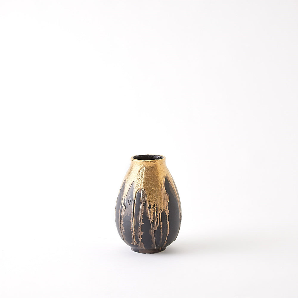 Vases de chaudron or