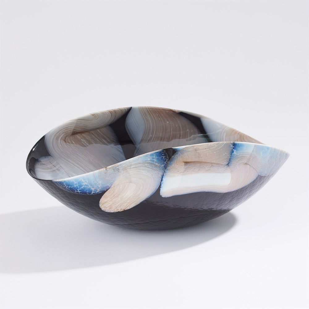 Swoon Charger & Bowl Black/Green
