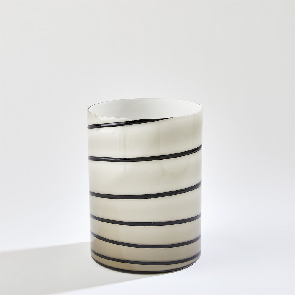 Twirl Vases Amber / White