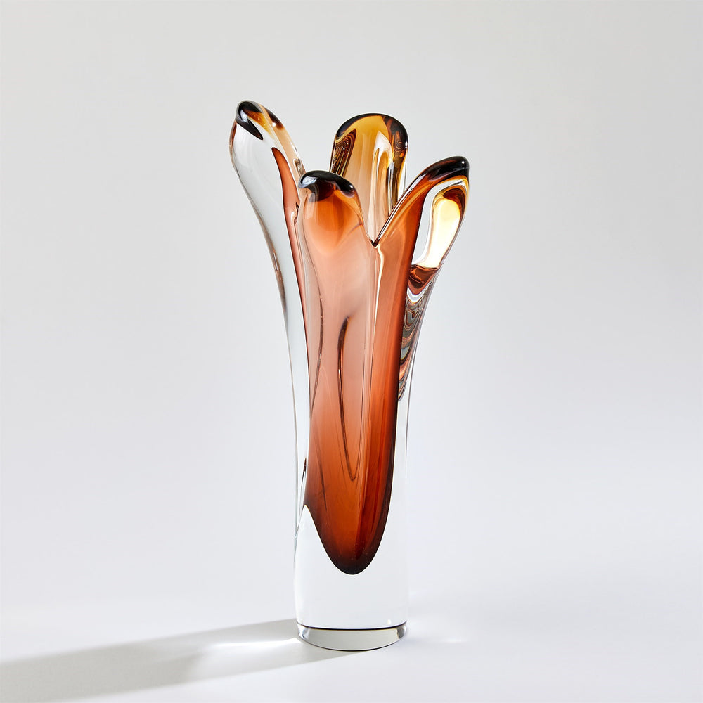 Iris Vases Dark Amber