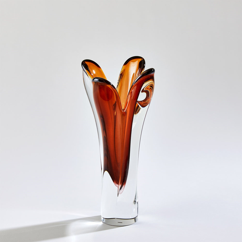 Iris Vases Dark Amber