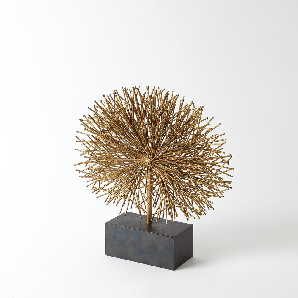 Tumble Weed Sculpture Gold Leaf