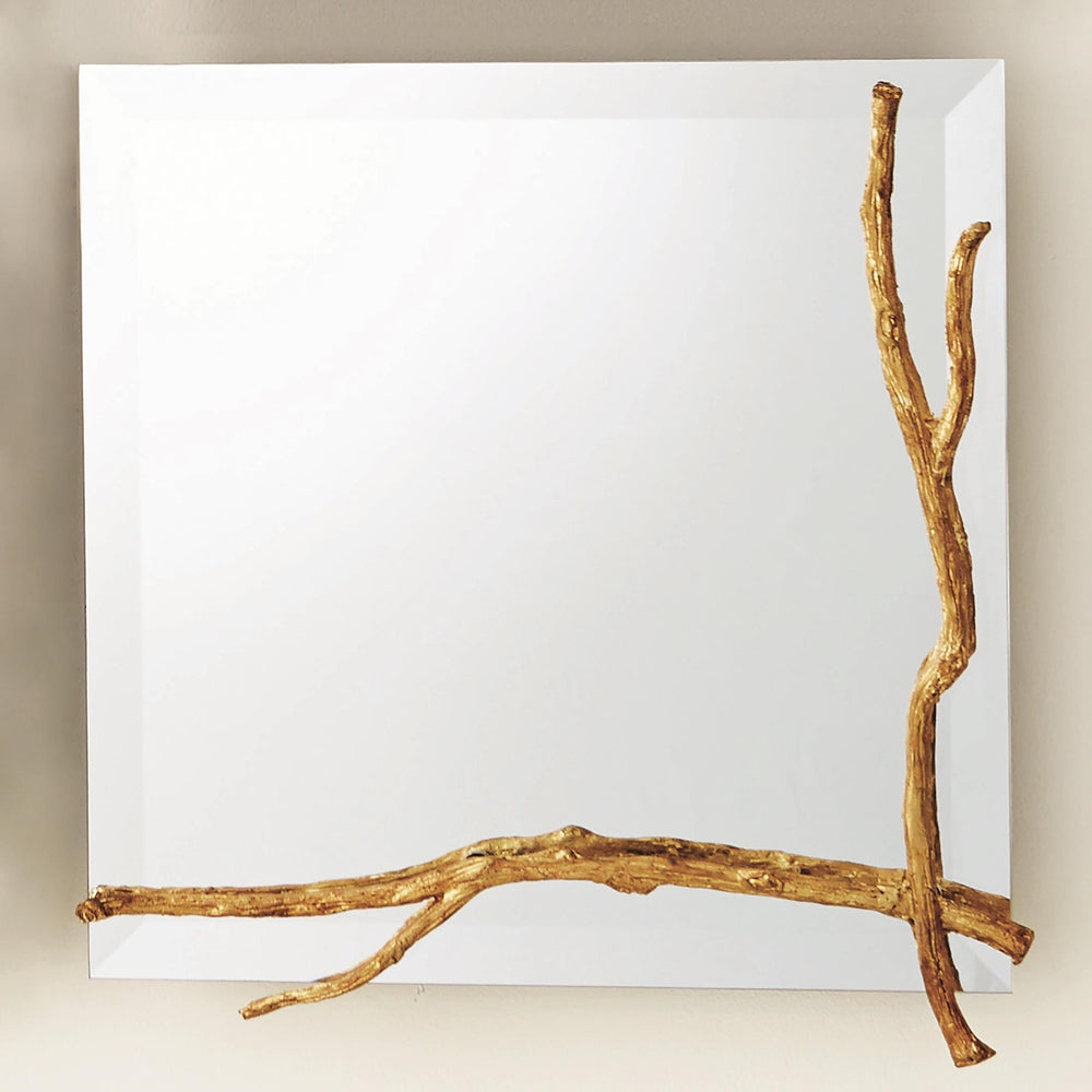 Miroirs ronds de brindilles