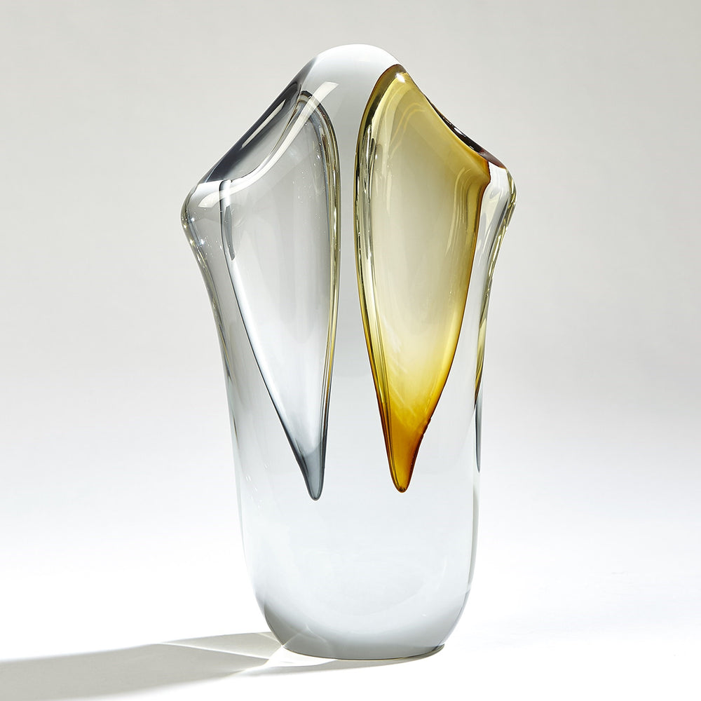 Duet Vases Amber/Grey