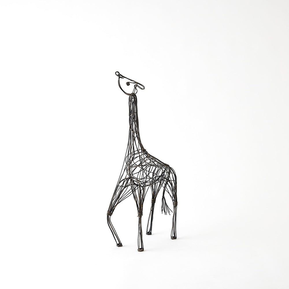 Wire Giraffe Bronze