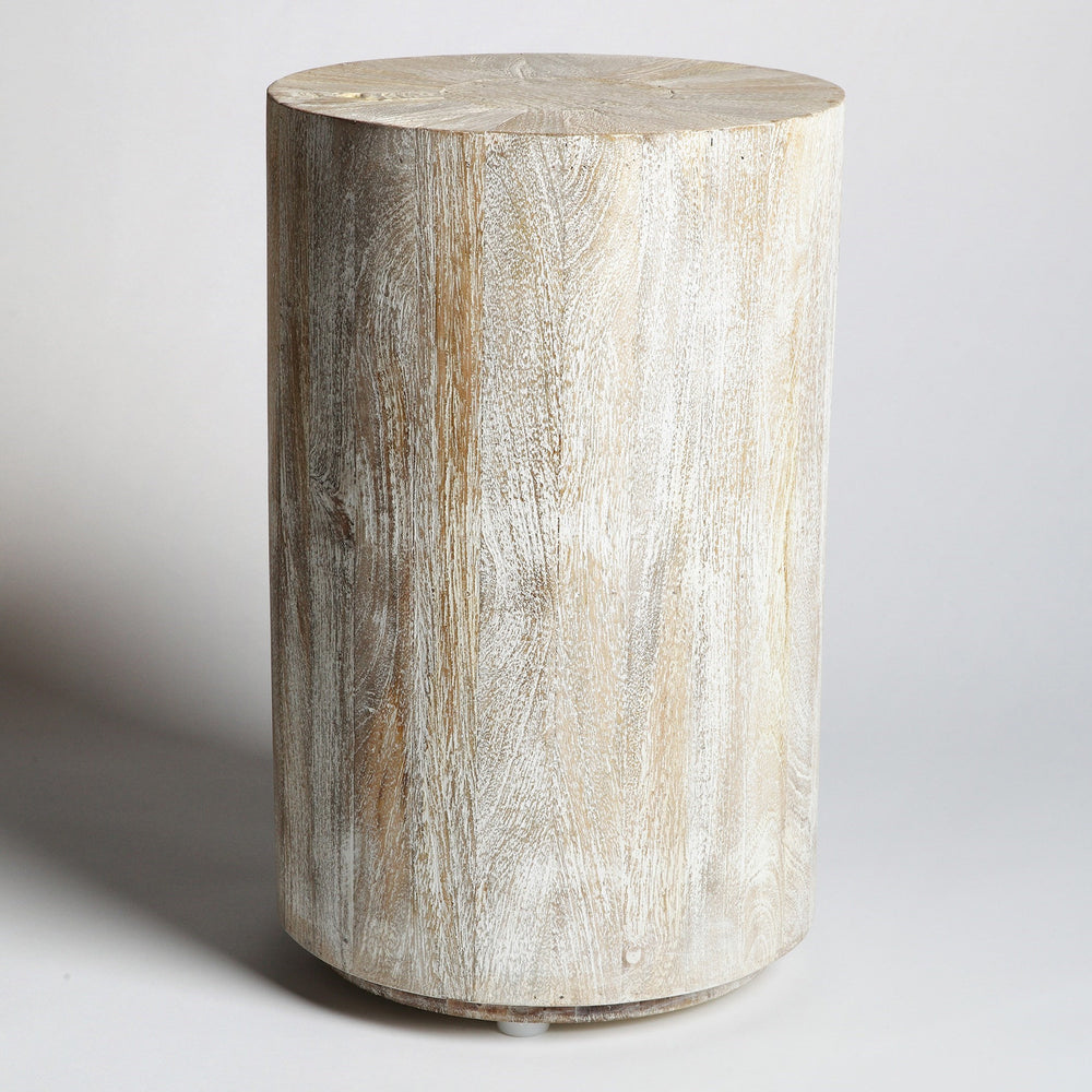 Driftwood Drum Tables