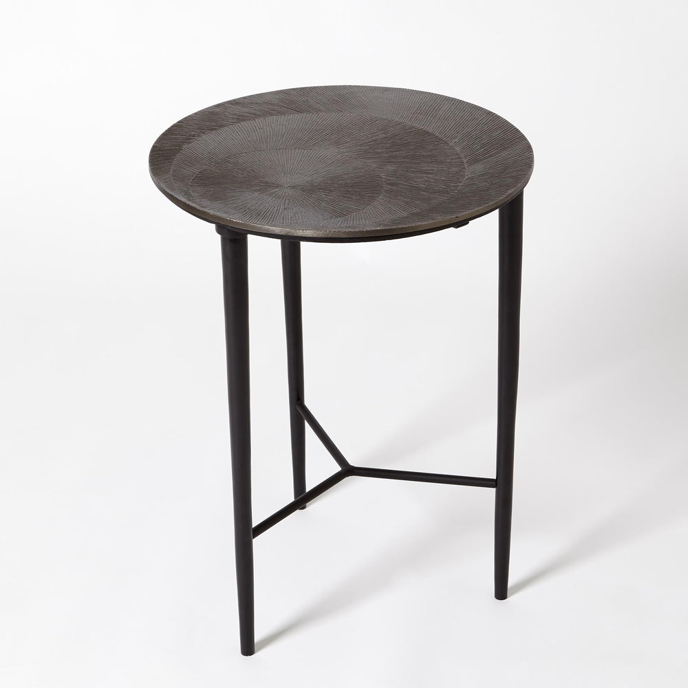 Circle Etched Accent Tables