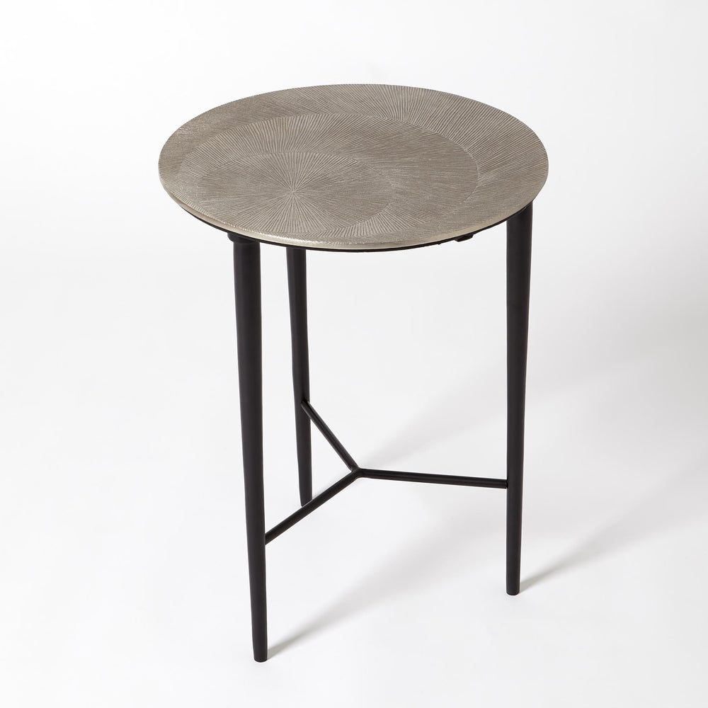Circle Etched Accent Tables