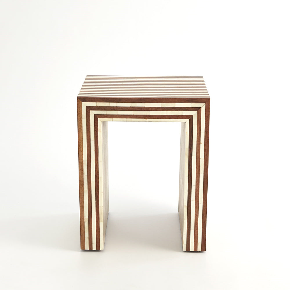 Sienna Tables Collection Walnut/Bone