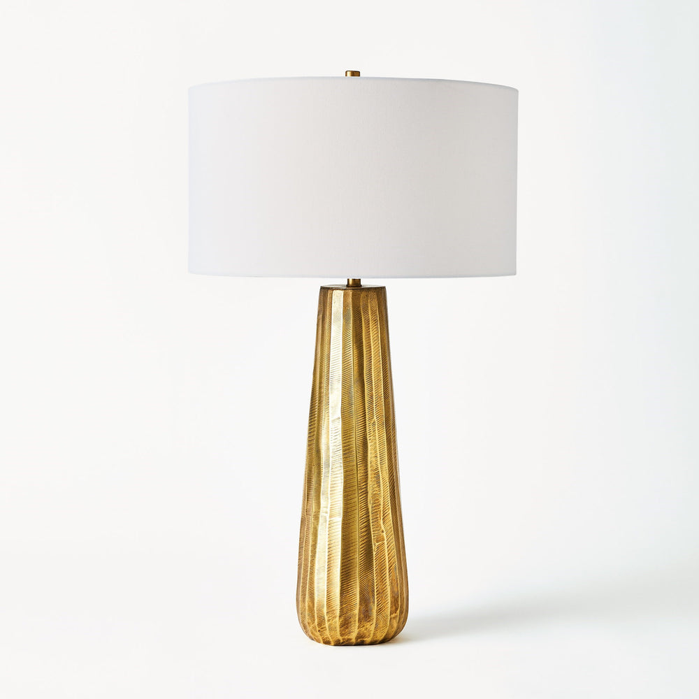 Lampe à table ronde pourchée