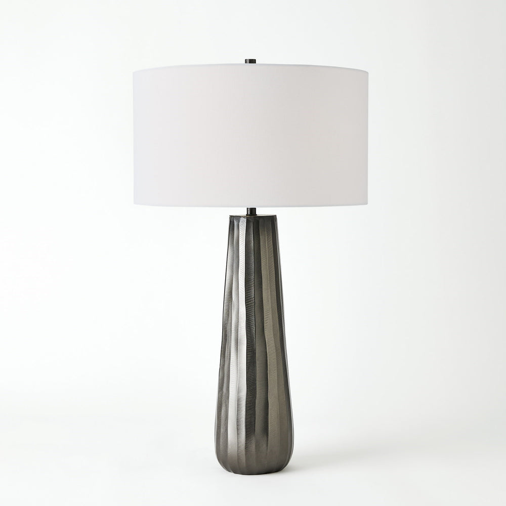 Lampe à table ronde pourchée