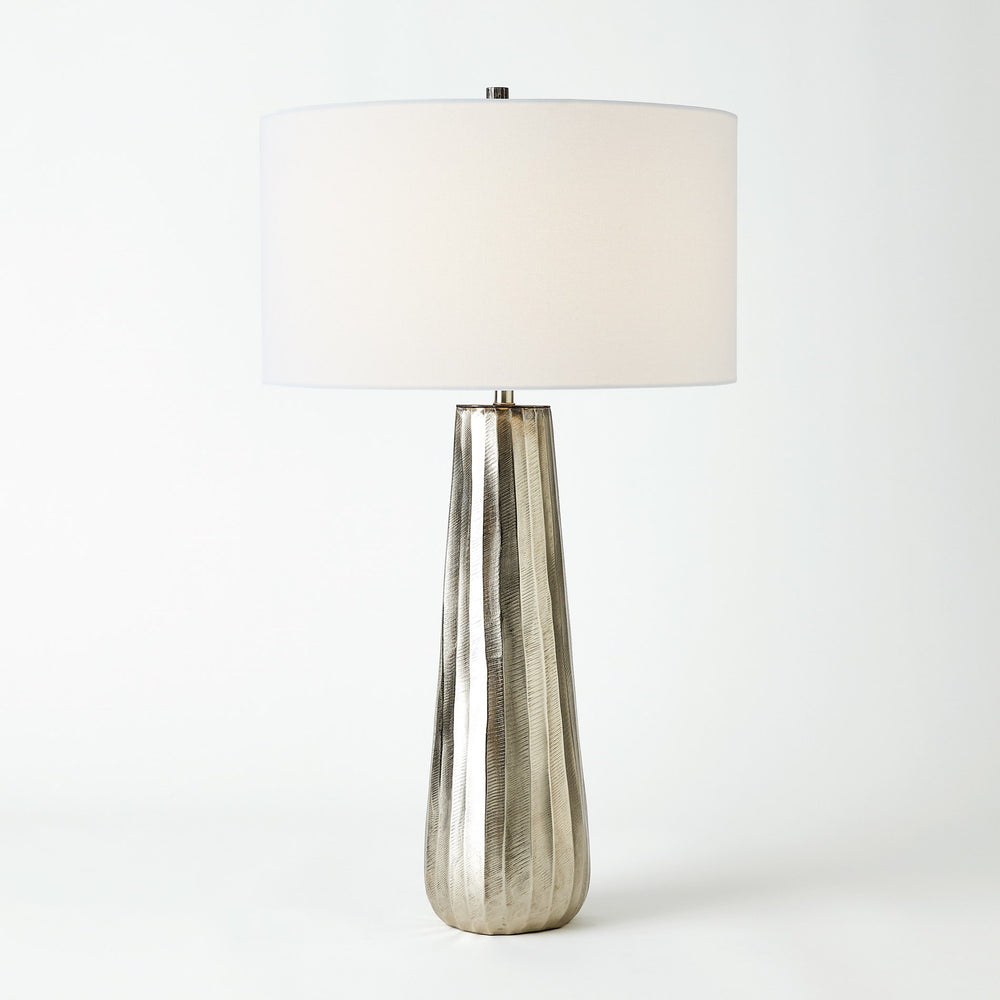Lampe à table ronde pourchée