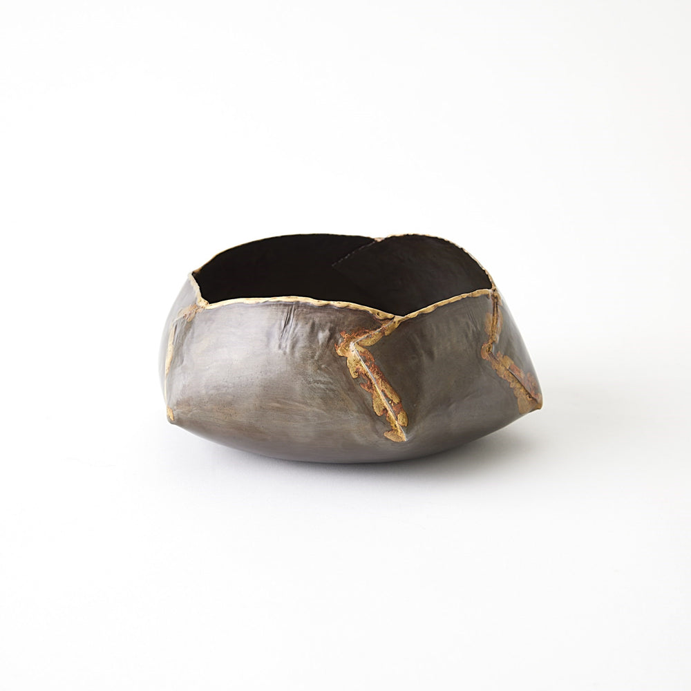 Bol à armure plissée antique antique