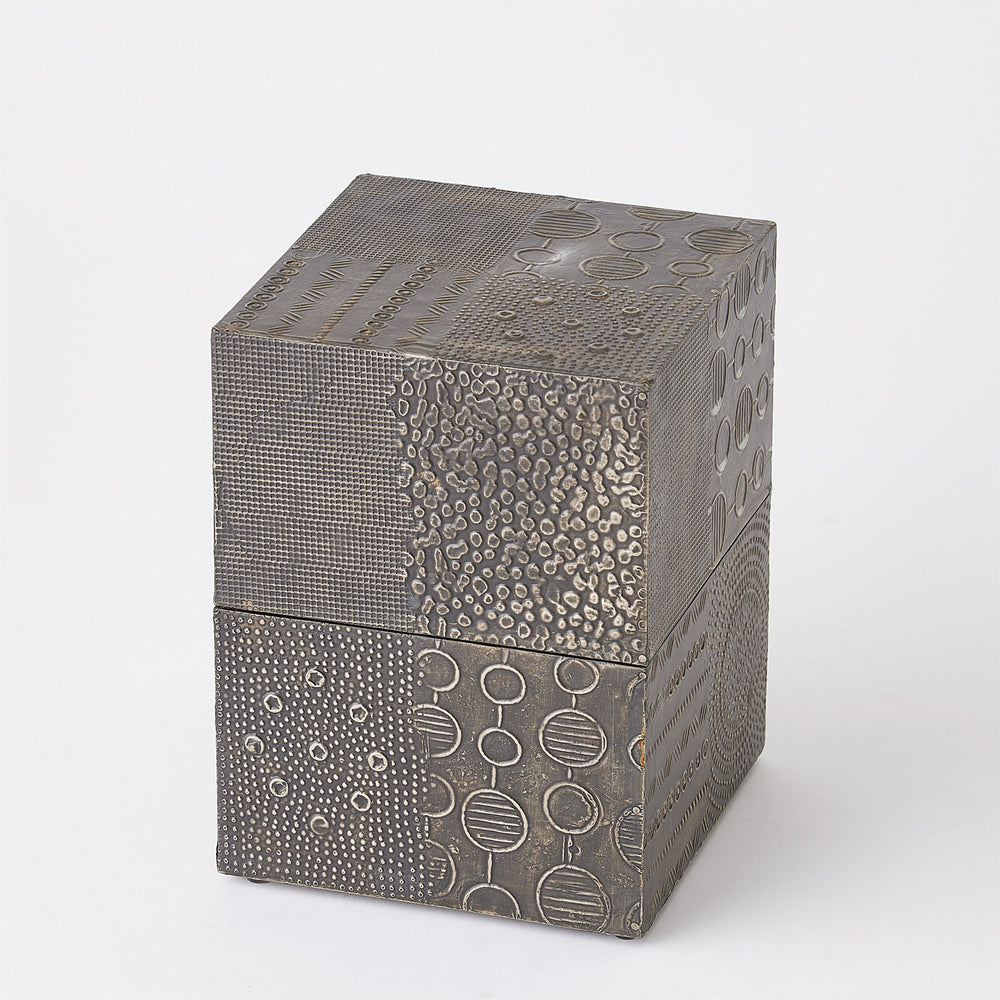 Navigator Square Boxes Antique Gunmetal