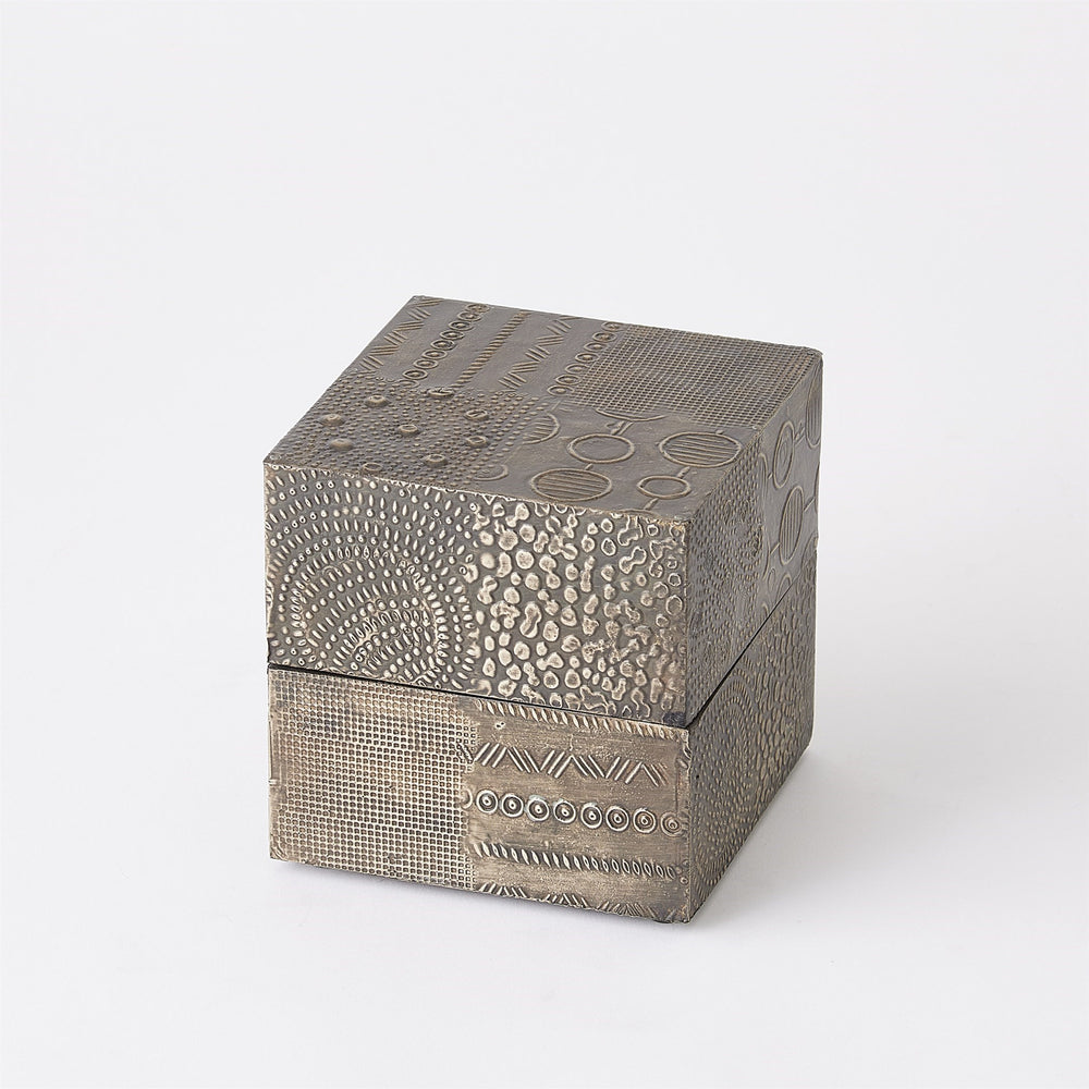 Navigator Square Boxes Antique Gunmetal