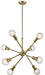 Kichler Canada - Eight Light Chandelier - Armstrong - Natural Brass- Union Lighting Luminaires Decor