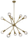 Kichler Canada - Ten Light Chandelier - Armstrong - Natural Brass- Union Lighting Luminaires Decor