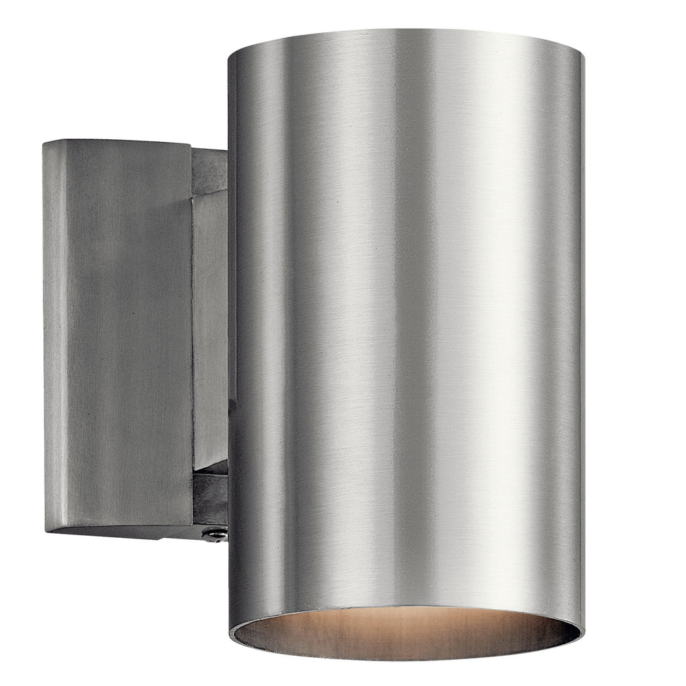 Kichler Canada - One Light Outdoor Wall Mount - Brushed Aluminum- Union Lighting Luminaires Decor