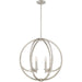 Quoizel - Six Light Pendant - Orion - Brushed Nickel- Union Lighting Luminaires Decor