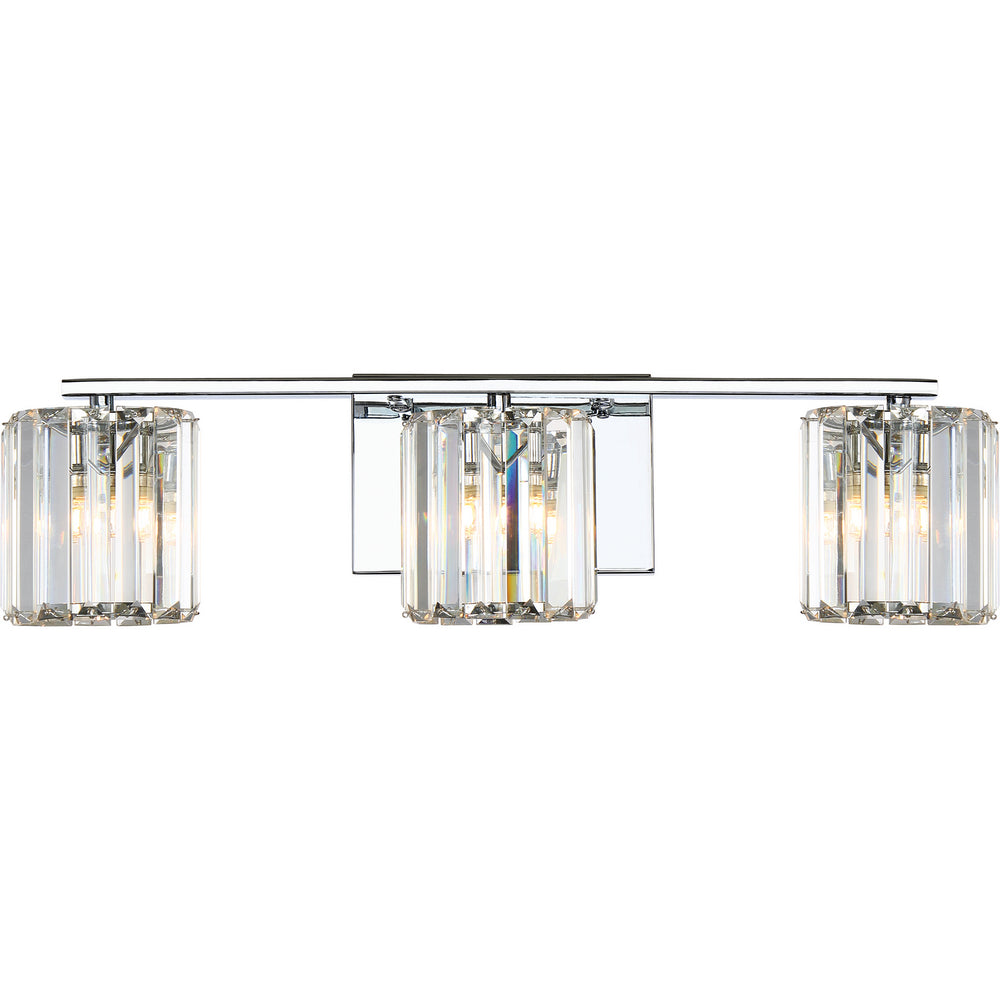 Quoizel - Three Light Bath Fixture - Divine - Polished Chrome- Union Lighting Luminaires Decor