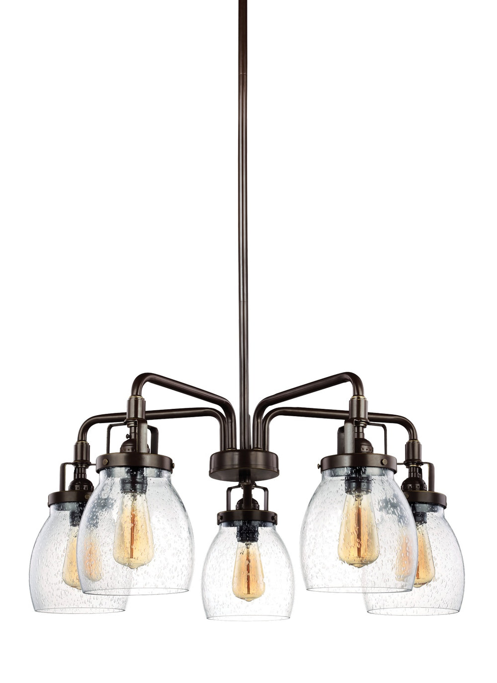 Generation Lighting Canada - Five Light Chandelier - Belton - Bronze- Union Lighting Luminaires Decor