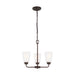 Generation Lighting Canada - Three Light Chandelier - Kerrville - Bronze- Union Lighting Luminaires Decor