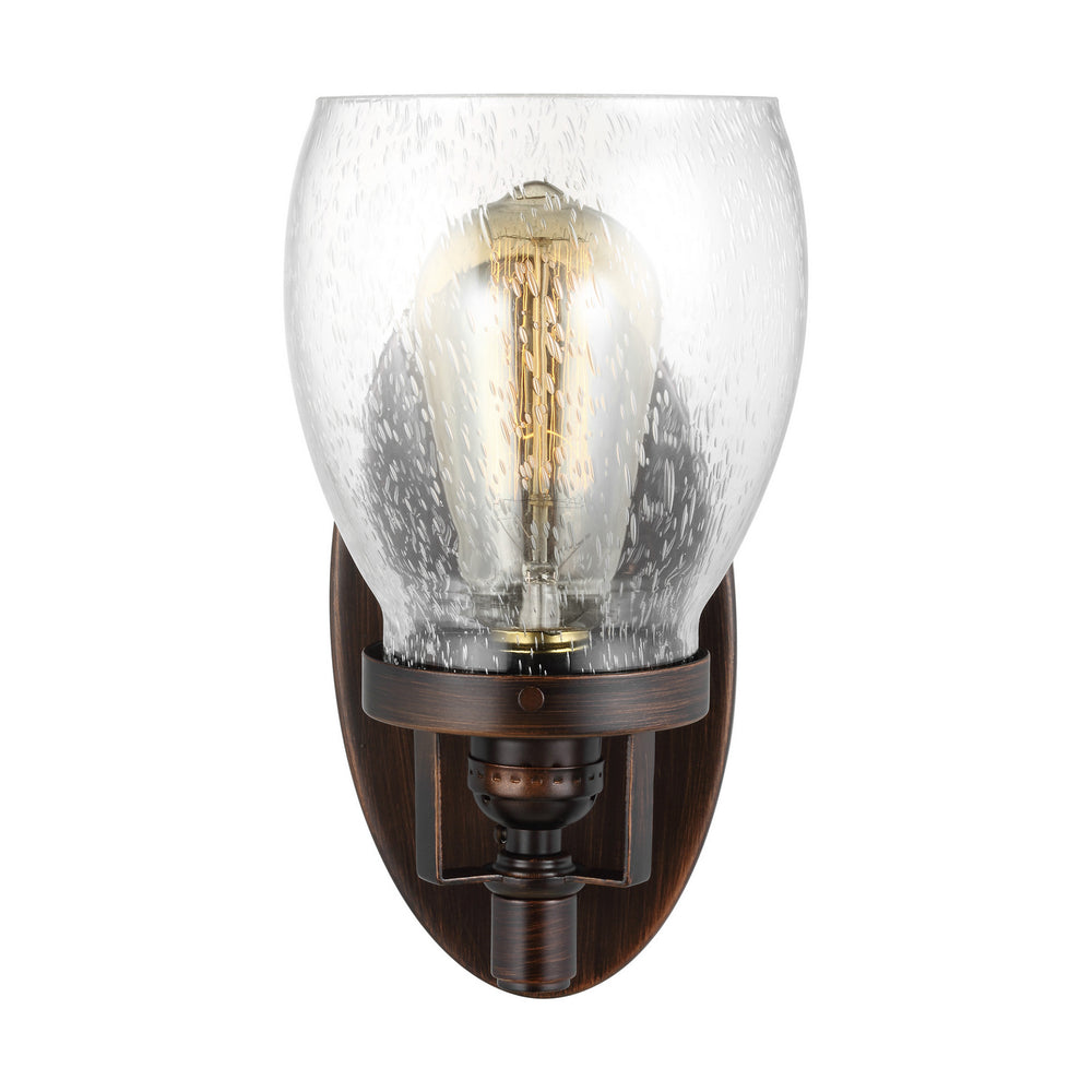 Generation Lighting Canada - One Light Wall / Bath Sconce - Belton - Bronze- Union Lighting Luminaires Decor
