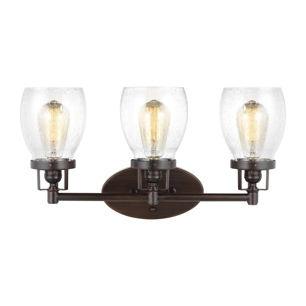 Generation Lighting Canada - Three Light Wall / Bath - Belton - Bronze- Union Lighting Luminaires Decor