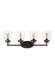 Generation Lighting Canada - Four Light Wall/ Bath - Belton - Bronze- Union Lighting Luminaires Decor