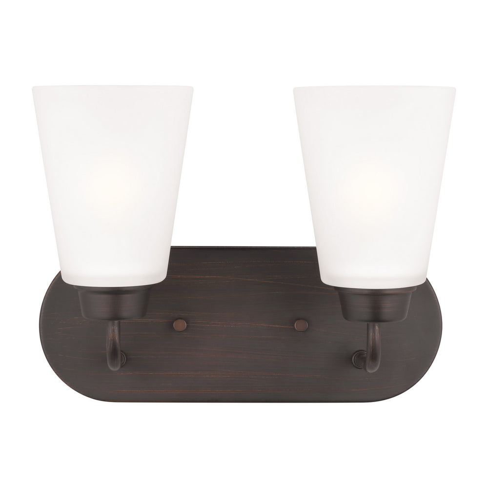 Generation Lighting Canada - Two Light Wall / Bath - Kerrville - Bronze- Union Lighting Luminaires Decor