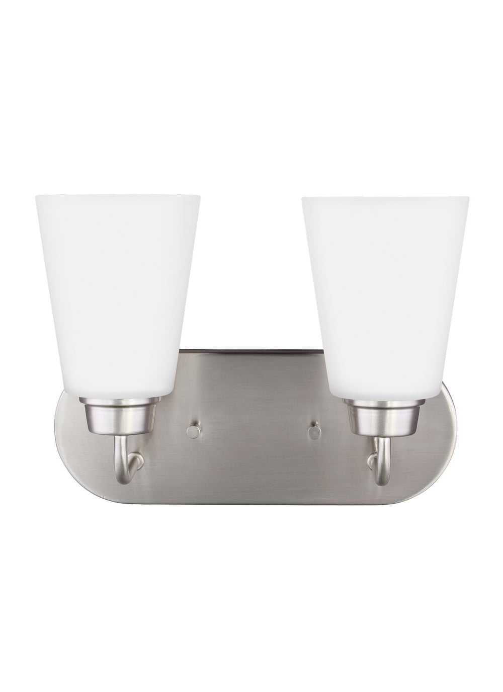 Generation Lighting Canada - Two Light Wall / Bath - Kerrville - Brushed Nickel- Union Lighting Luminaires Decor