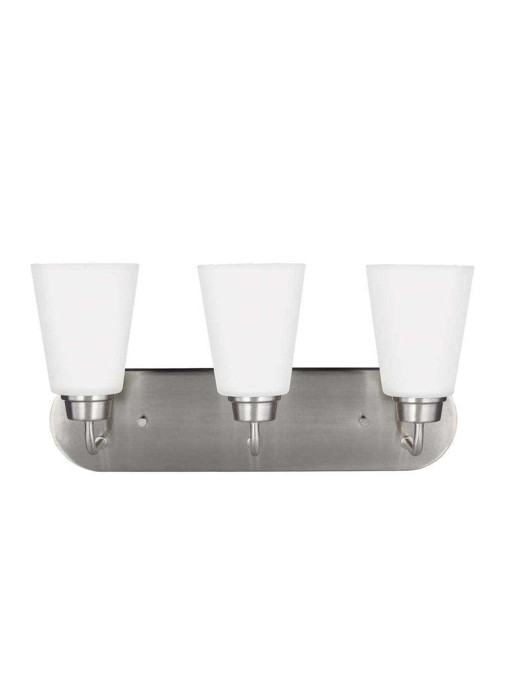 Generation Lighting Canada - Three Light Wall / Bath - Kerrville - Brushed Nickel- Union Lighting Luminaires Decor