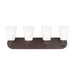 Generation Lighting Canada - Four Light Wall/ Bath - Kerrville - Bronze- Union Lighting Luminaires Decor