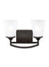 Generation Lighting Canada - Two Light Wall / Bath - Hanford - Bronze- Union Lighting Luminaires Decor