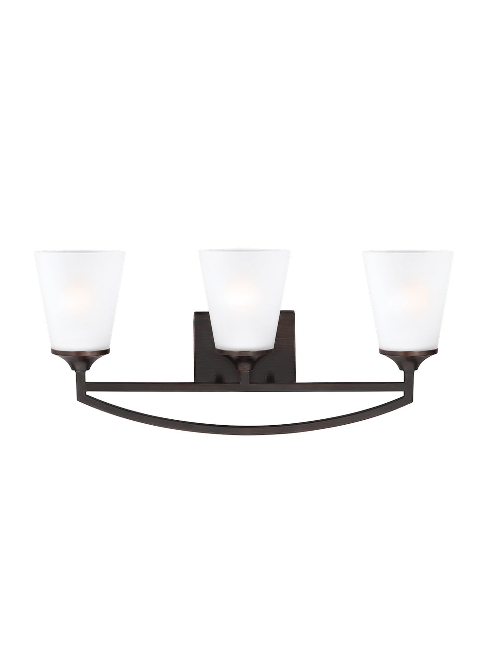 Generation Lighting Canada - Three Light Wall / Bath - Hanford - Bronze- Union Lighting Luminaires Decor