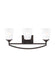 Generation Lighting Canada - Three Light Wall / Bath - Hanford - Bronze- Union Lighting Luminaires Decor