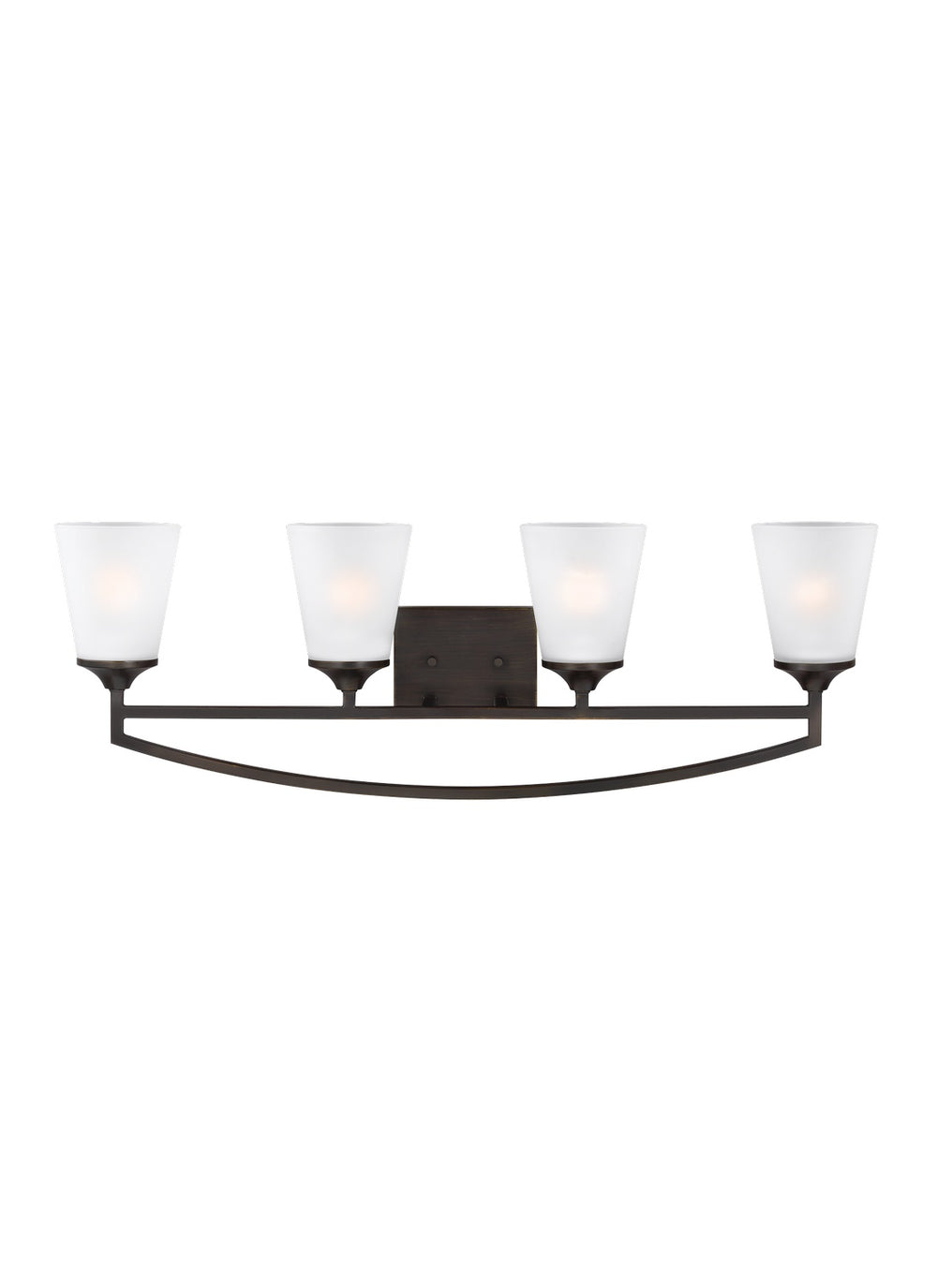 Generation Lighting Canada - Four Light Wall / Bath - Hanford - Bronze- Union Lighting Luminaires Decor