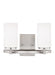 Generation Lighting Canada - Two Light Wall / Bath - Alturas - Brushed Nickel- Union Lighting Luminaires Decor