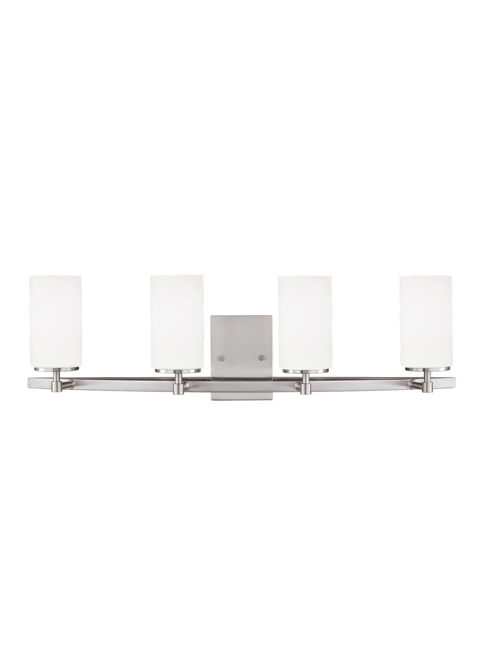 Generation Lighting Canada - Four Light Wall / Bath - Alturas - Brushed Nickel- Union Lighting Luminaires Decor