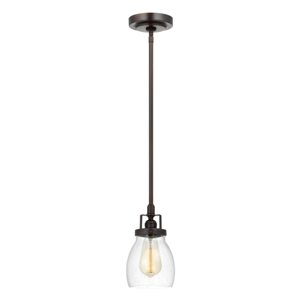 Generation Lighting Canada - One Light Mini-Pendant - Belton - Bronze- Union Lighting Luminaires Decor