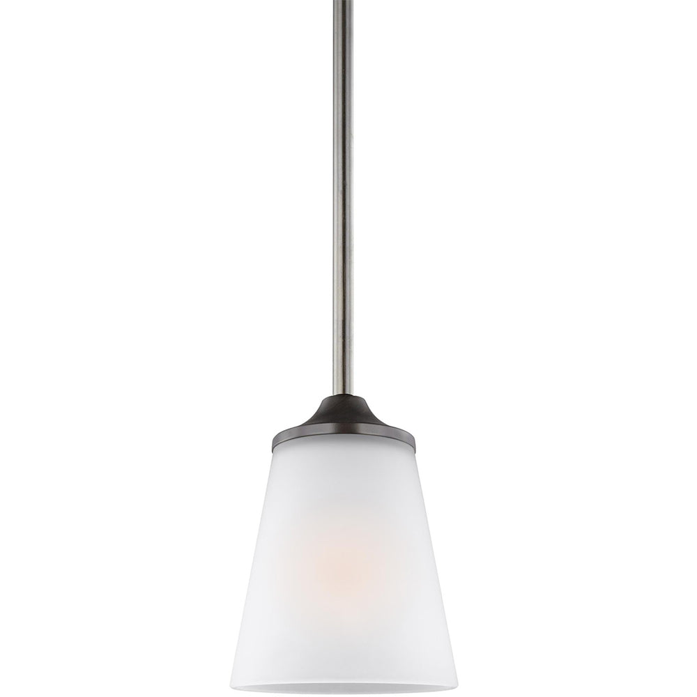 Generation Lighting Canada - One Light Mini-Pendant - Hanford - Bronze- Union Lighting Luminaires Decor