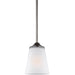 Generation Lighting Canada - One Light Mini-Pendant - Hanford - Bronze- Union Lighting Luminaires Decor