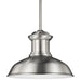 Generation Lighting Canada - One Light Outdoor Pendant - Fredricksburg - Satin Aluminum- Union Lighting Luminaires Decor