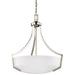 Generation Lighting Canada - Three Light Pendant - Hanford - Brushed Nickel- Union Lighting Luminaires Decor