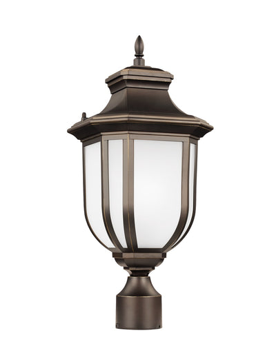 Generation Lighting Canada - One Light Outdoor Post Lantern - Childress - Antique Bronze- Union Lighting Luminaires Decor