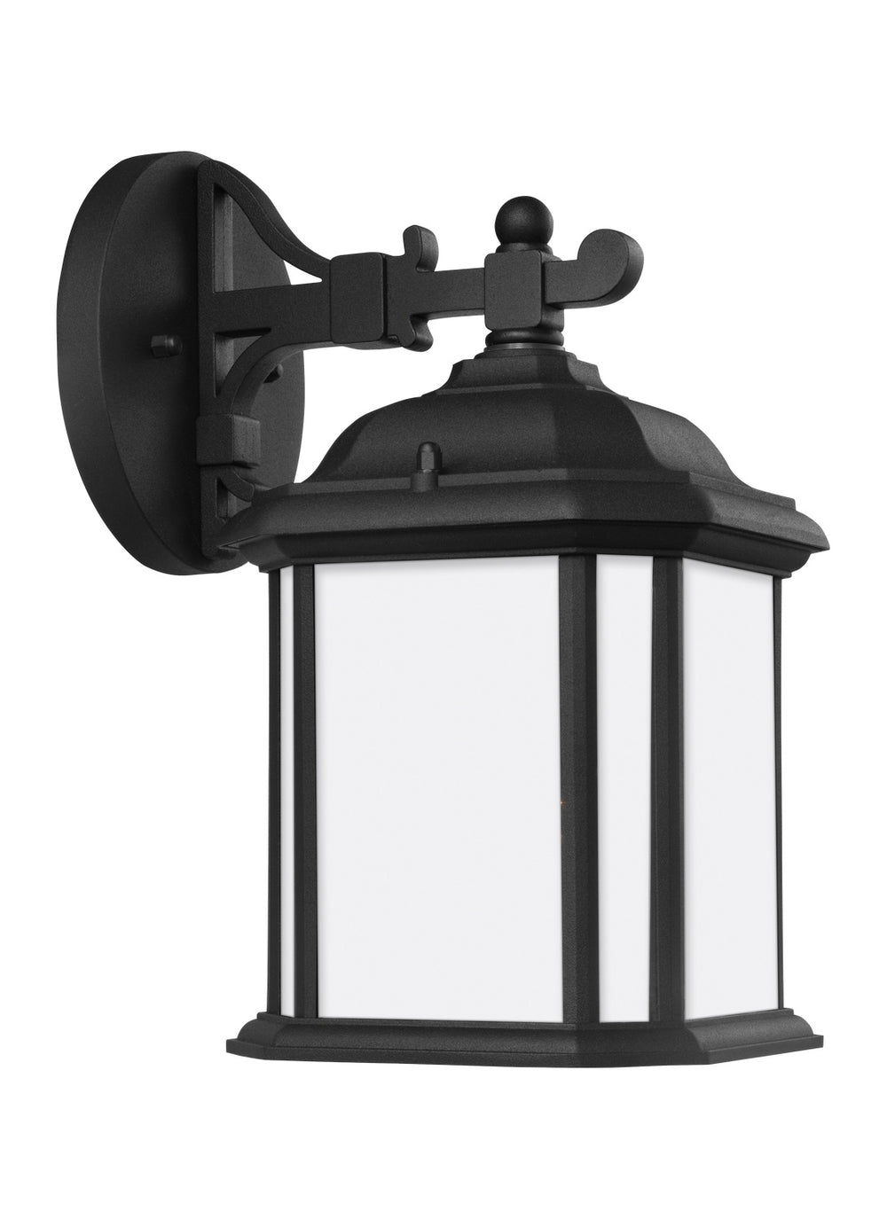 Generation Lighting Canada - One Light Outdoor Wall Lantern - Kent - Black- Union Lighting Luminaires Decor